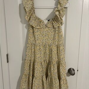 Sugar Lips Floral Yellow Dress
